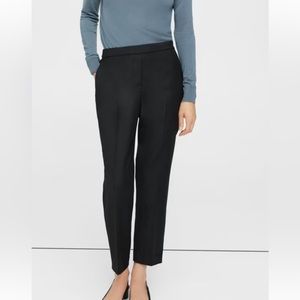 Theory Treeca Pull-on Pant In Sleek Flannel in navy size 4